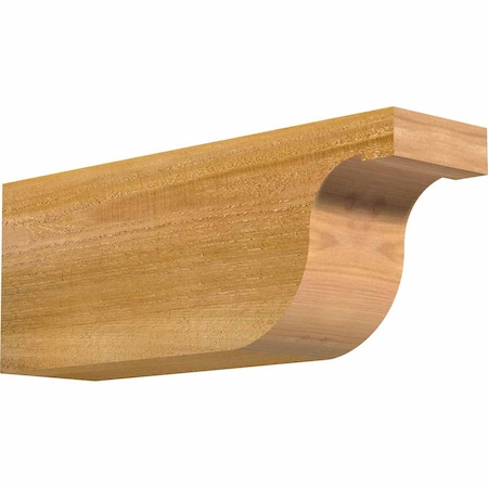 Ekena Millwork Del Monte Rough Sawn Rafter Tail, Western Red Cedar, 4"W x 6"H x 16"L RFT04X06X16DEL00RWR